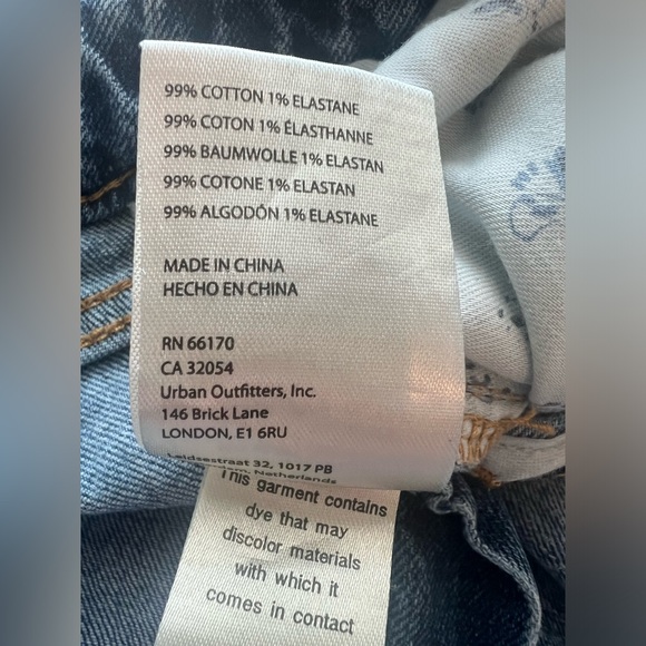 Anthropologie Pilcro Flare Bootcut Distressed Blue Jean Size 30 - Picture 8 of 10